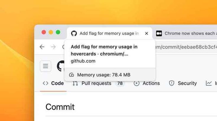 Chrome y el uso de RAM en pestañas.